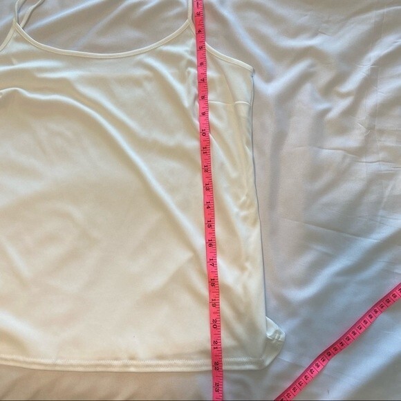 DANA BUCHMAN Embroidered Ivory Lightweight Two Piece Vintage Blouse Size M - Picture 14 of 15